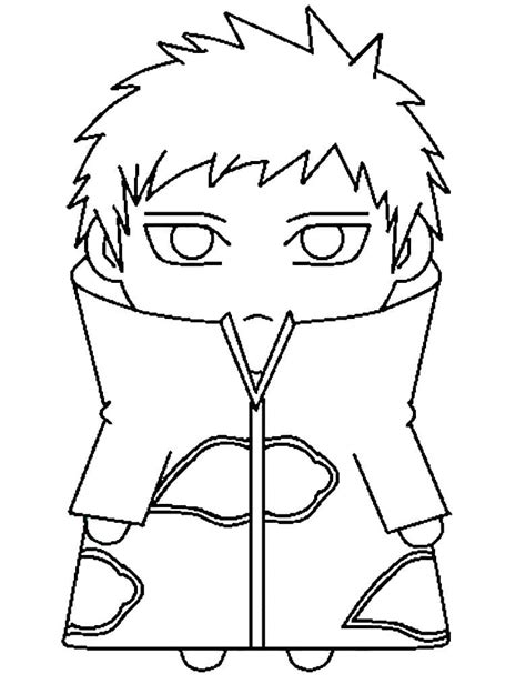 sasori para colorir|Desenhos de Akatsuki Sasori para Colorir